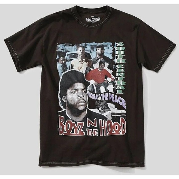 Boyz N The Hood Men's Officially Licensed Ice Cube Graphic Tee T-Shirt - Picture 1 of 3